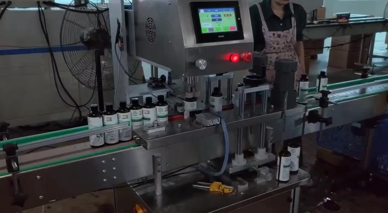 84 Disinfectant filling machine video