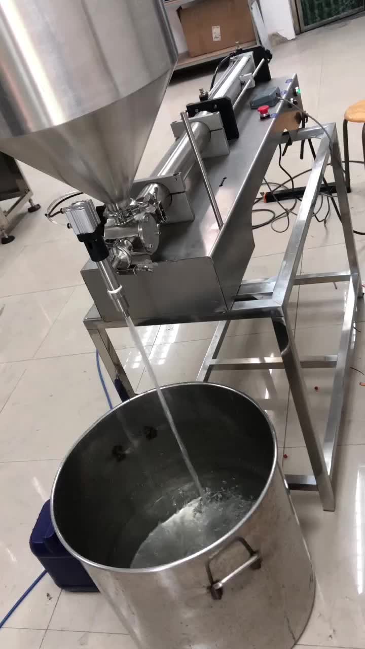 Semi-automatic piston filling machine video